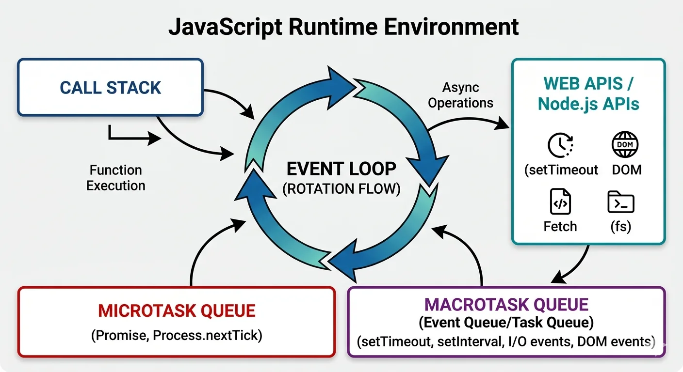 JavaScript Event Loop：為什麼 setTimeout(fn, 0) 不是立即執行