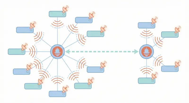 [infra] 多機監控與服務發現：跨節點的可觀測性