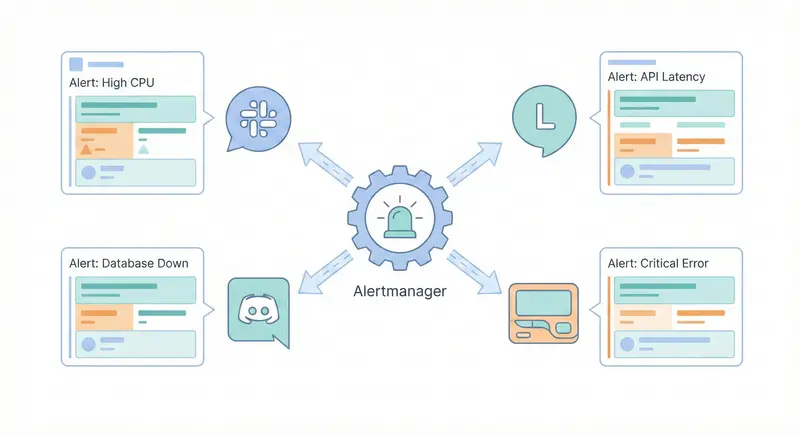 [infra] 告警 Webhook 整合：Slack / Discord / Line 通知模板